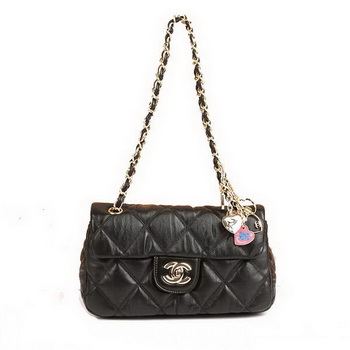Best Chanel Bubble Lambskin Leather Flap Bag 4696 Black On Sale